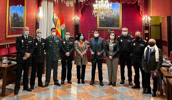 Reunión de la Junta Local de Seguridad para preparar el dispositivo de Navidad. 