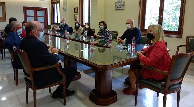 Reunión de la fiscal Superior de Andalucía con fiscales sicilianos.