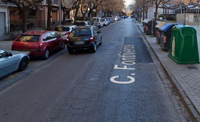 Calle Fontiveros, cuyo reasfaltado empezará el 10 de noviembre.
