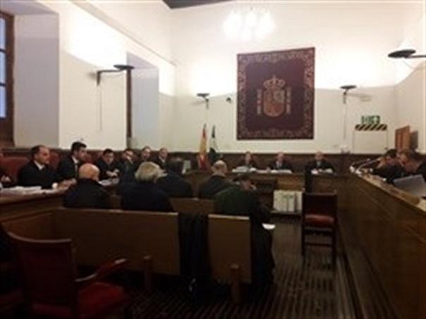 El juicio se celebra en el Audiencia Provincial de Granada.