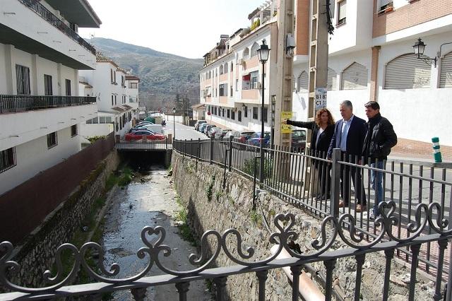 Barranco de la Avenida de la Constitución de Cenes. 