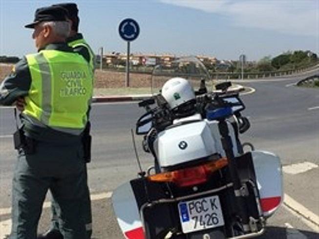 Puesto de control en una carretera. 