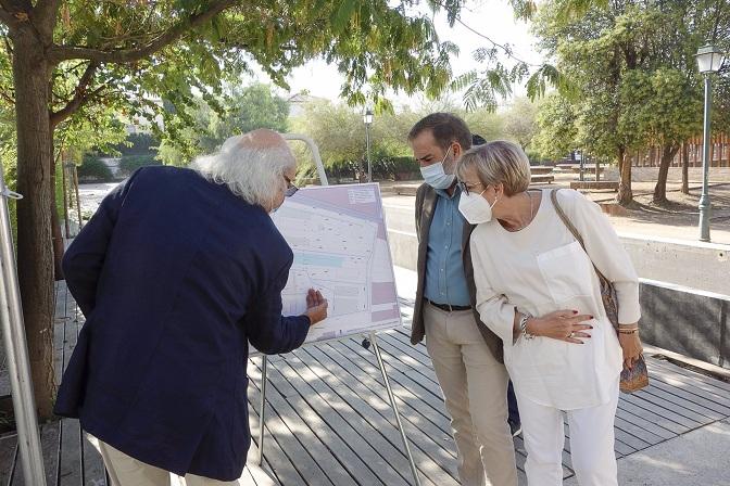 Visita municipal al parque junto al Cuarto Real. 