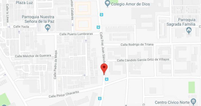 Localización del lugar donde se produjo el tiroteo Localización del lugar donde se produjo el tiroreo.