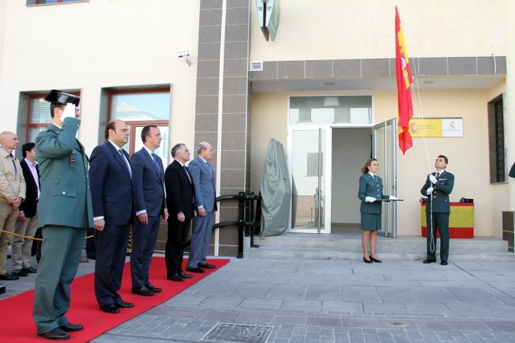Inauguración del nuevo cuartel de Armilla, en 2015. 