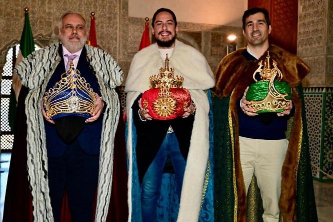 Gabino García, Kiki Morente y Pablo Pin (de izq. a dcha.) encarnarán a los Reyes Magos. 