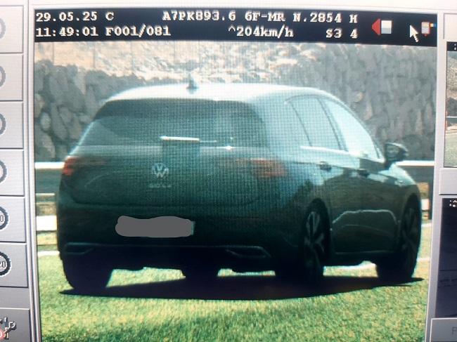 El radar 'cazó' al vehículo en Motril.