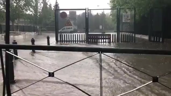La zona de Gonzalo Gallas se ha visto afectada por las últimas tormentas. La zona de Gonzalo Gallas se ha visto afectada por las últimas tormentas.