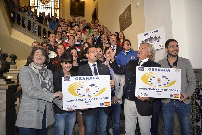 Presentación de la candidatura, este pasado jueves.