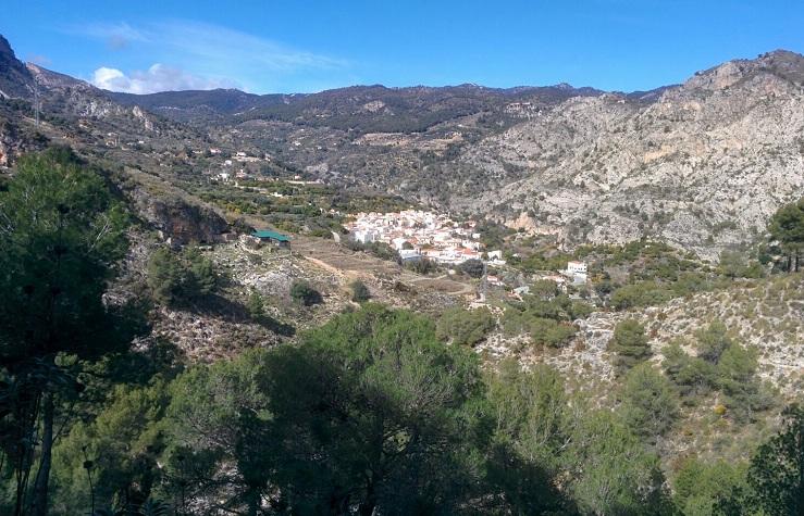 Guájar Alto, uno de los tres núcleos de Los Guájares.