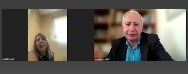 Ana Procel conversa con Joan Carles March en este brillante 'Habladurías'.