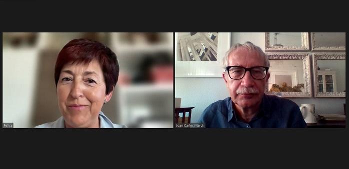 Joan Carles March conversa con Felisa Gálvez, en el nuevo 'Habladurías'.