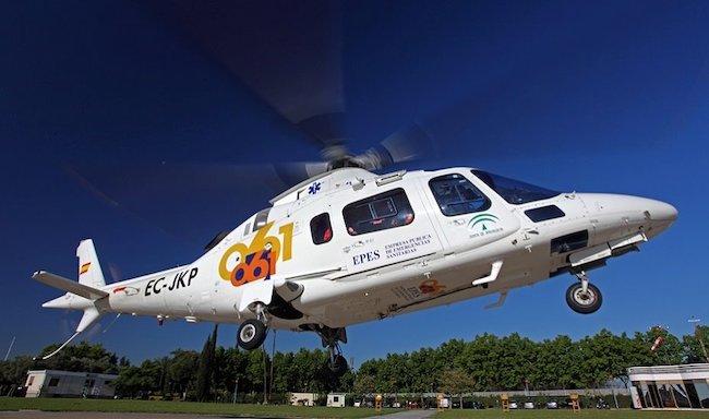 Helicóptero del 061. Helicóptero del 061.