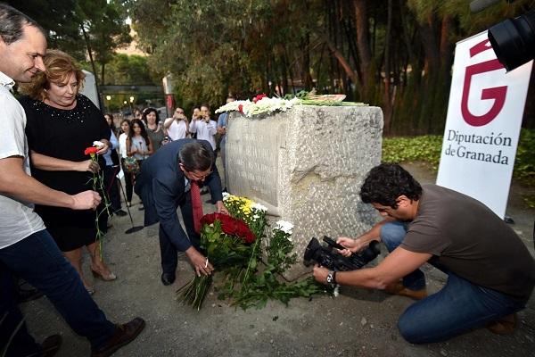 Imagen de archivo del homenaje en Alfacar. 