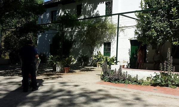 Huerta de San Vicente, en el Parque Federico García Lorca, reabrierto ya.