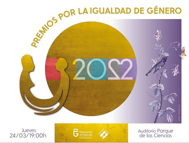 Cartel de los premios de Igualdad de Diputación.