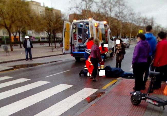 Imagen del atropello ocurrido en marzo.