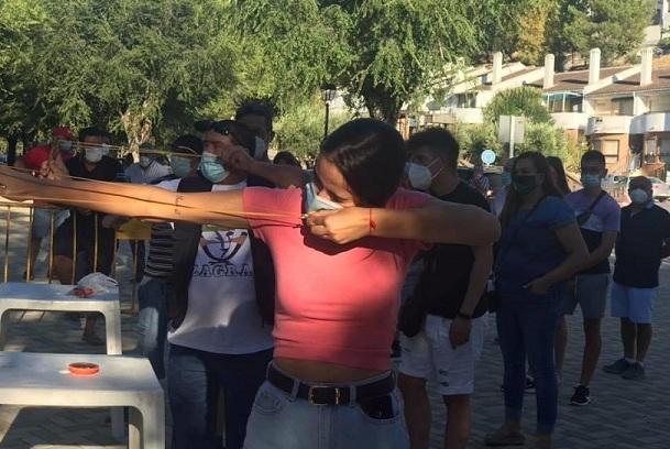 Un momento del concurso Un momento del concurso.