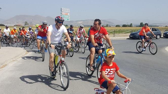 Mucha participación en el Día de la Bicicleta.