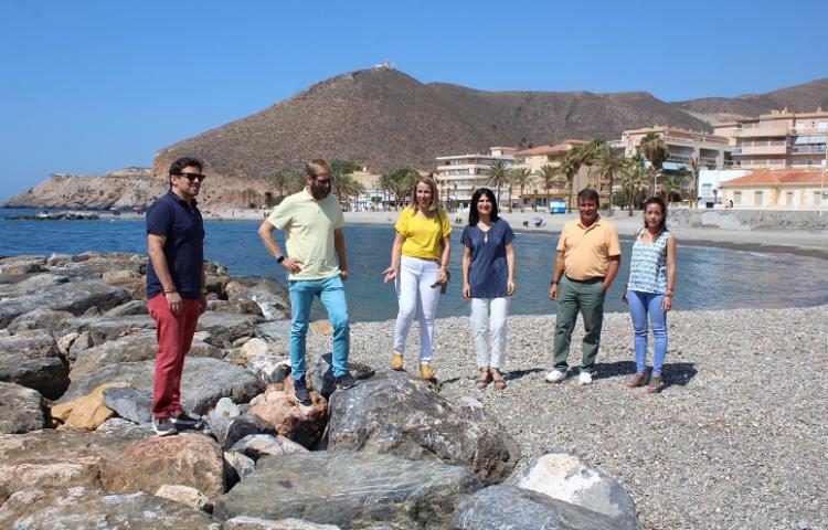 Visita a las obras acometidas en Castell de Ferro. 