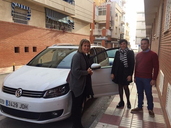 El nuevo taxi puesto en marcha en Gualchos.