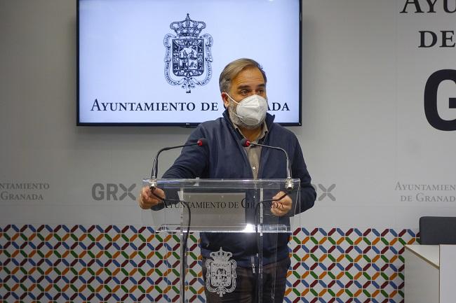 Jacobo Calvo, este viernes en rueda de prensa.