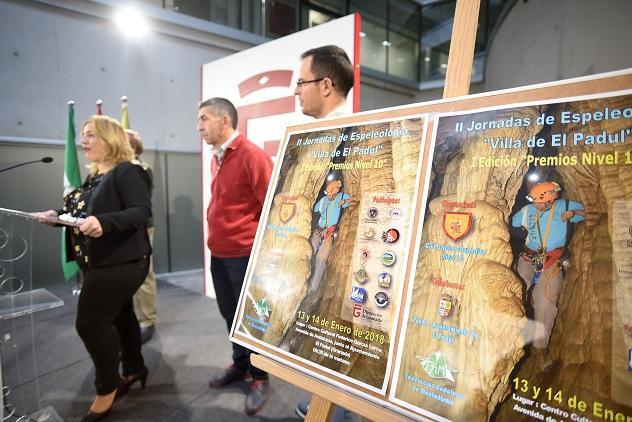 Presentación de las Jornadas de Espeleología.