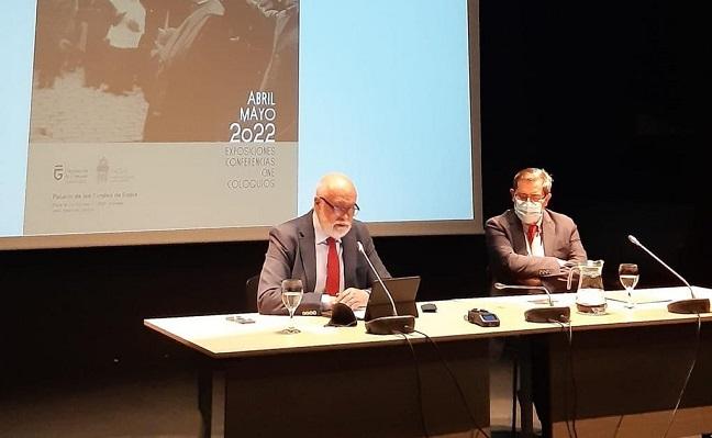 José Entrena y Gregorio Cámara, en la inauguración de las jornadas.