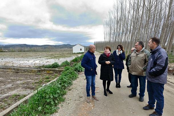 Recorrido por zonas afectadas en Fuente Vaqueros.