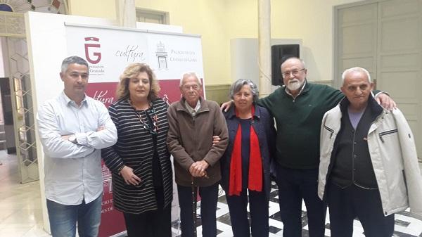 Antonio Garcia Ordoñez, Luis Lopez Garcia y Nati Bullejos con Fátima Gómez, Juan Francisco Arenas y Francisco Vigueras.