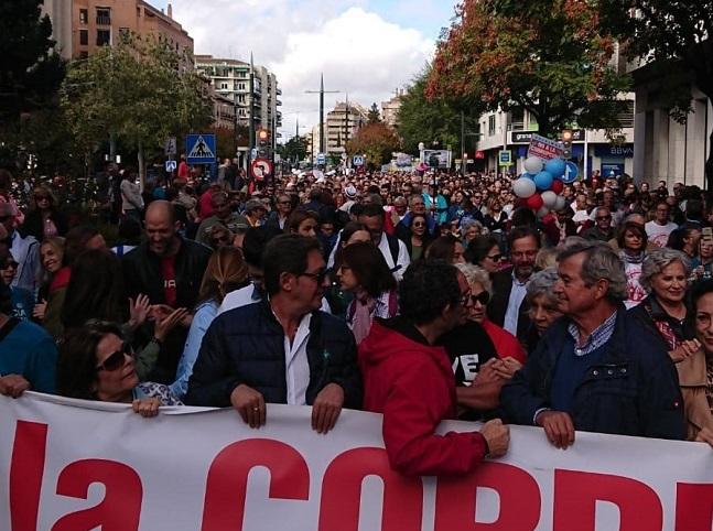 Imagen de la manifestación. Imagen de la manifestación.