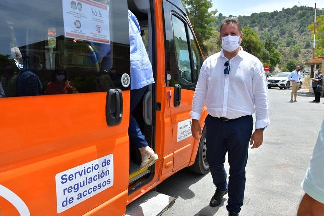 El bus lanzadera.