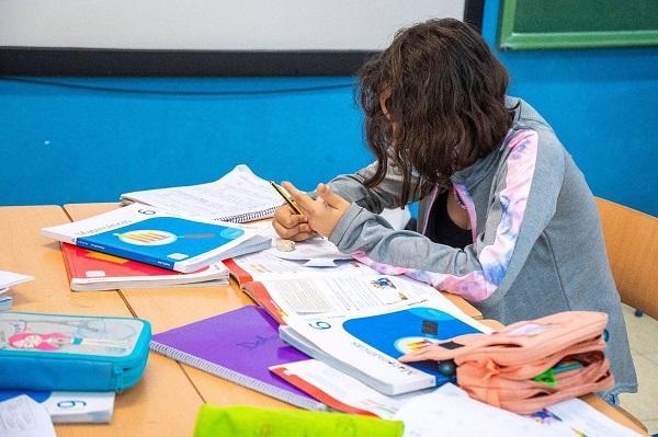 Una alumna de ESO.
