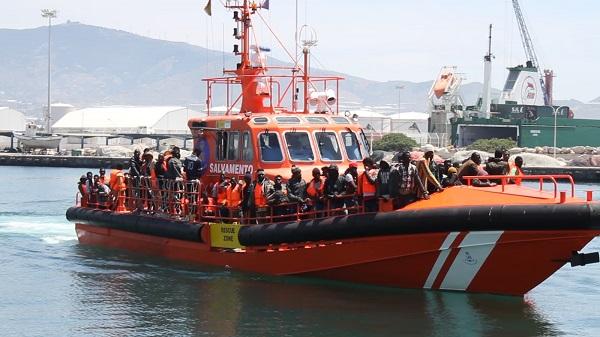 Llegada a Motril de las 89 personas rescatadas. Llegada a Motril de las 89 personas rescatadas.