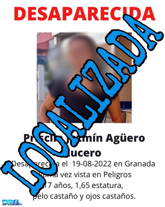 La joven ha sido localizada.