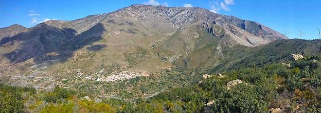 Panorámica de la Sierra de Lújar.