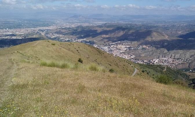 Cerro de los Majojos, punto de inicio habitual para practicar parapente. 