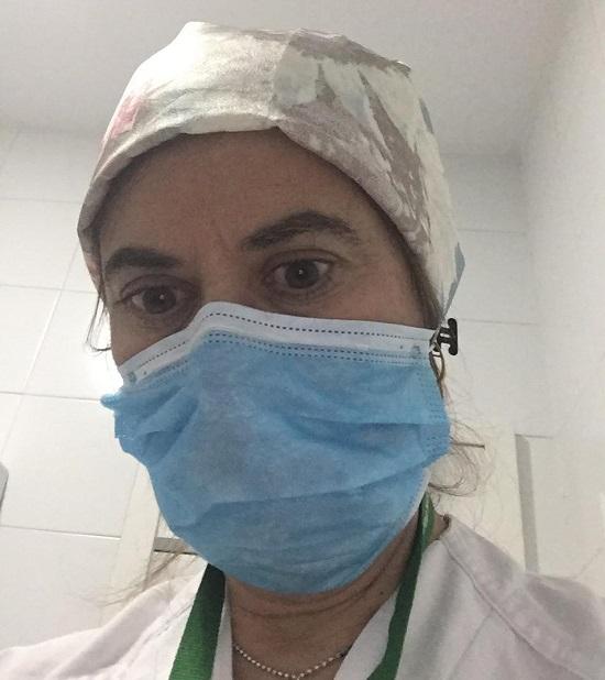 María Luz Flores, enfermera en el Hospital San Cecilio del PTS.