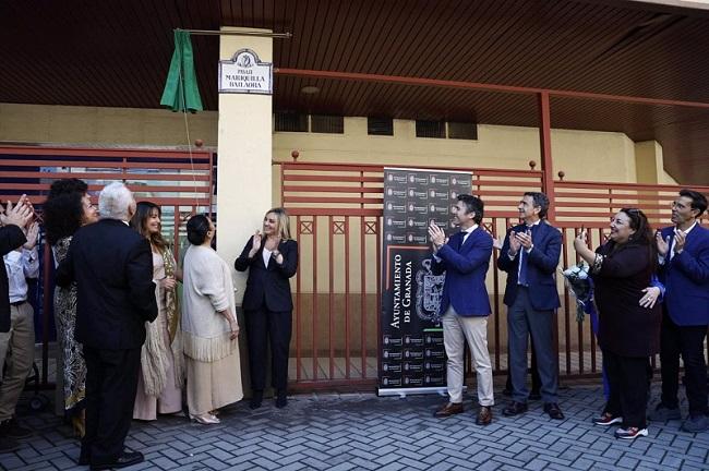 Inauguración de la calle.