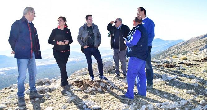 Zona de la Sierra de la Sagra donde se va a acondicionar un mirador. 