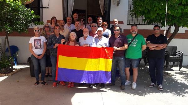 Representantes de la Asamblea Andaluza de Asociaciones Memorialistas.