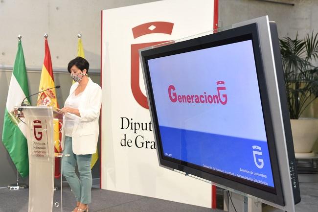 Mercedes Garzón en la presentación de las actividades.