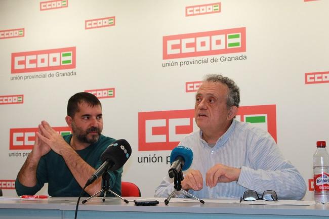 Daniel Mesa y Félix Alonso, este miércoles en rueda de prensa.