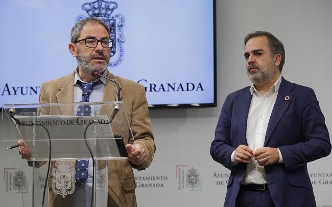 Miguel Ángel Fernández Madrid, junto a Jacobo Calvo.