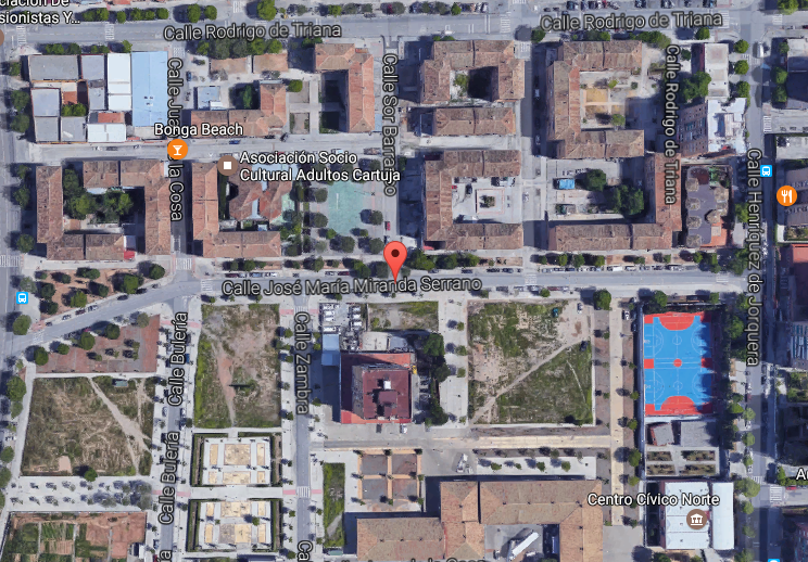 El suceso ocurrió en la calle José María Miranda Serrano. El suceso ocurrió en la calle José María Miranda Serrano.