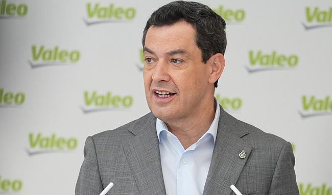 Juan Manuel Moreno, en Martos (Jaén).