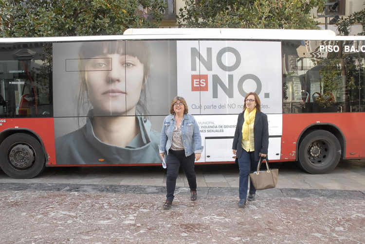 Presentación de la campaña contra la violencia machista.