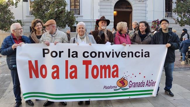 Presentación del acto alternativo a la Toma. 