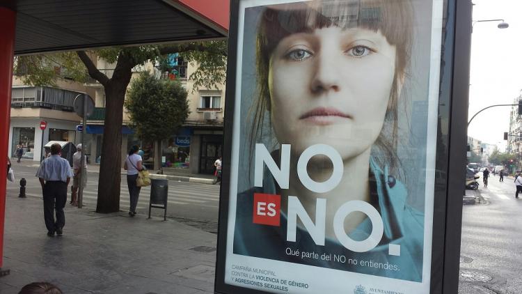 Campaña municipal de Granada contra la violencia de género.