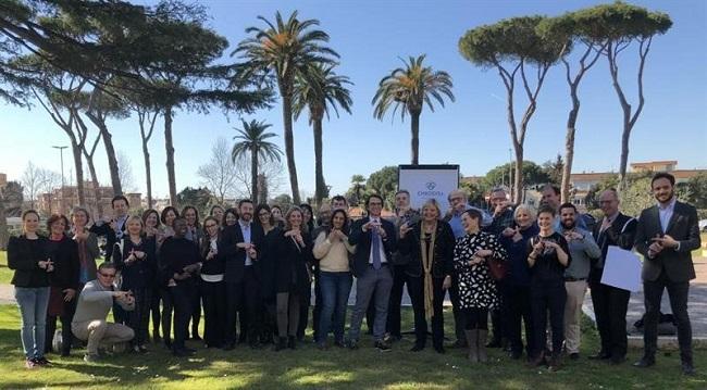 Participantes en el encuentro de Roma. Participantes en el encuentro de Roma.